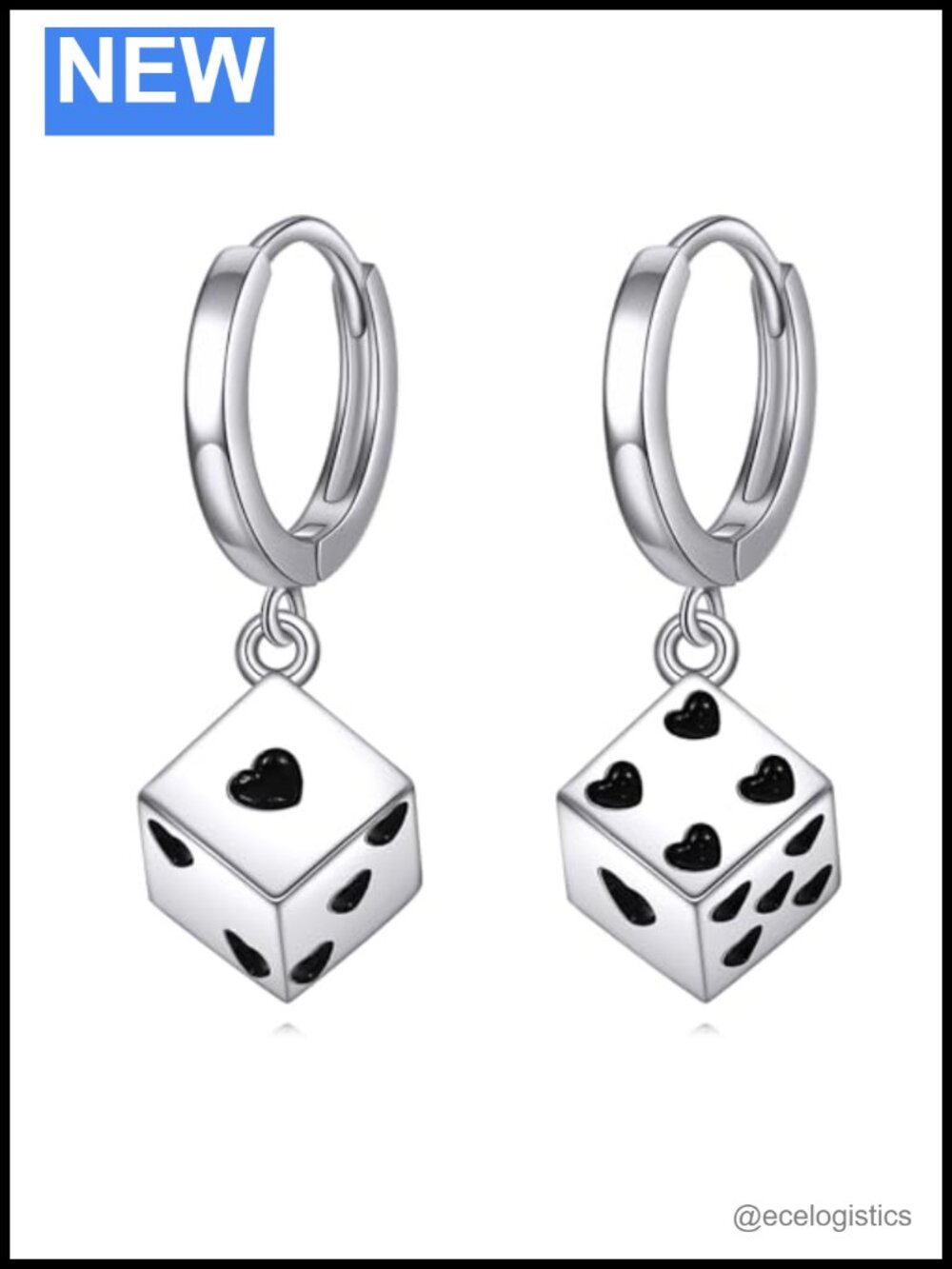 925 Sterling Silver Leverback Dangle Earrings